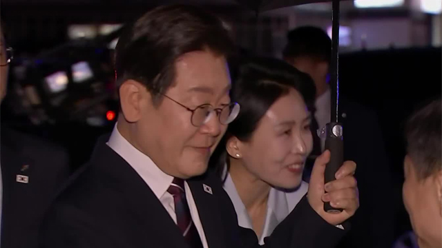 이 대통령, 1박 3일 G7 마치고 귀국길 올라…“정상 <br>외교 복원”