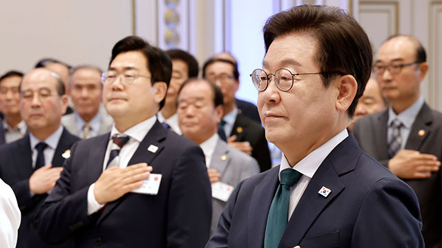 이 대통령, 독립유공자 후손 등 영빈관 초청…“대한민국 보훈 선진국으로”