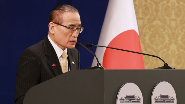 안보실장 “한일 정상, 회담서 관세 협상 소통…과거사 문제도 건설적 대화”