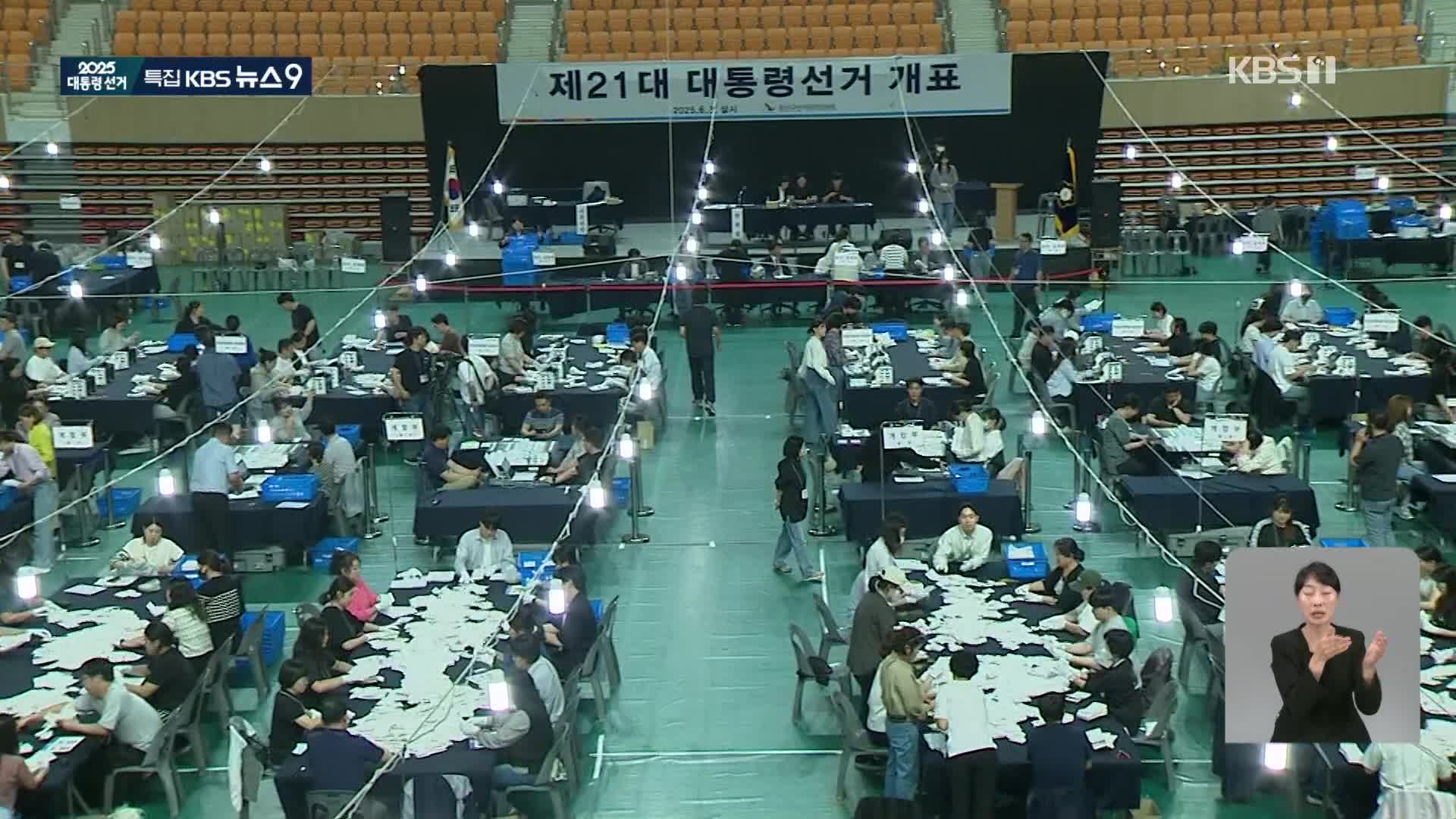 이 시각 광주 개표소